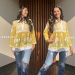 Lace Top Yellow Paisley