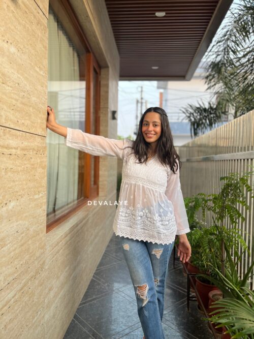 Lace Top White Moon - Image 2