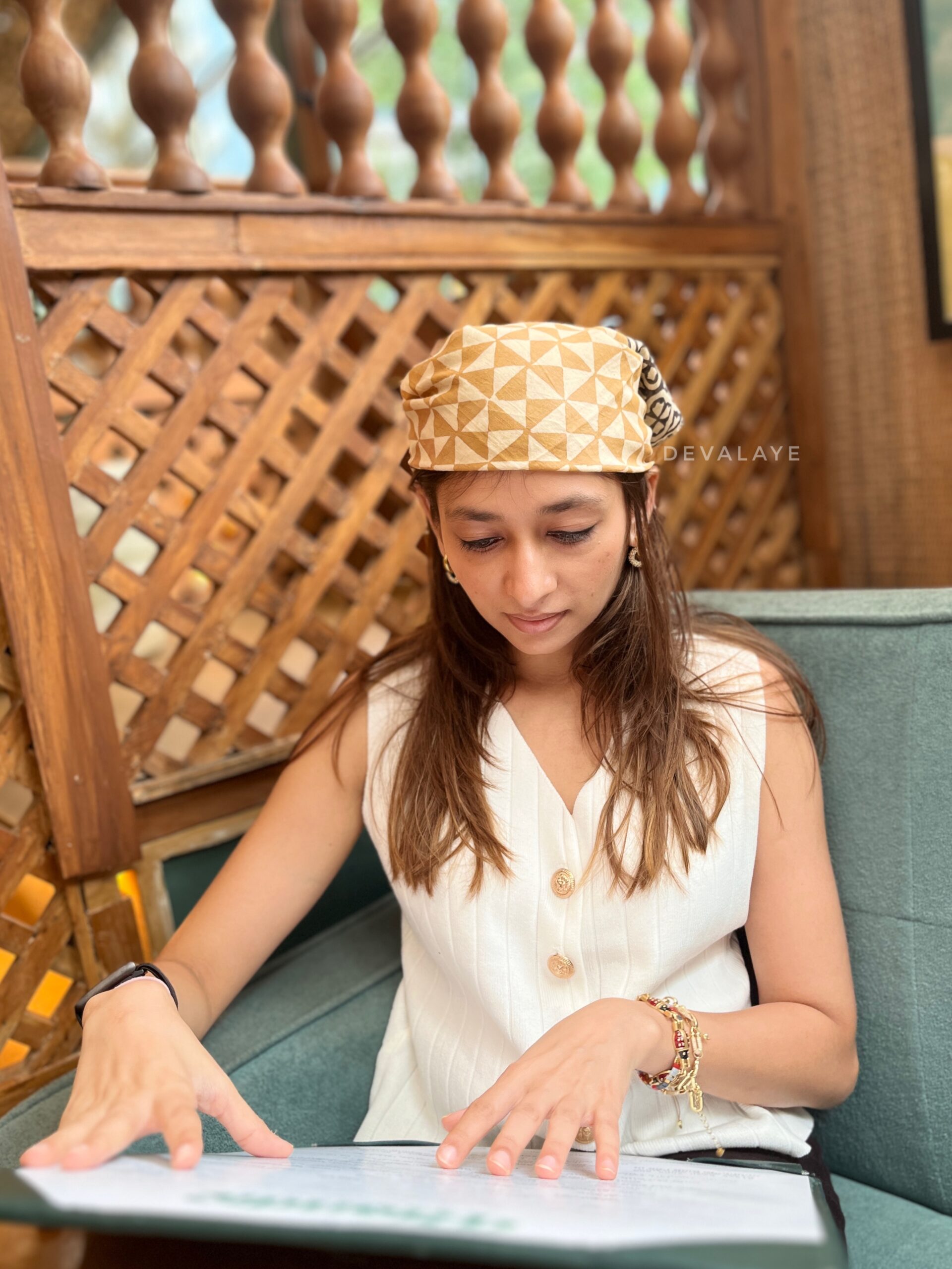 Indie Mustard Bandana - Image 2