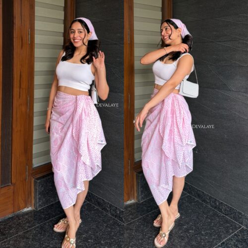 Pink Poppy Beach Pareo