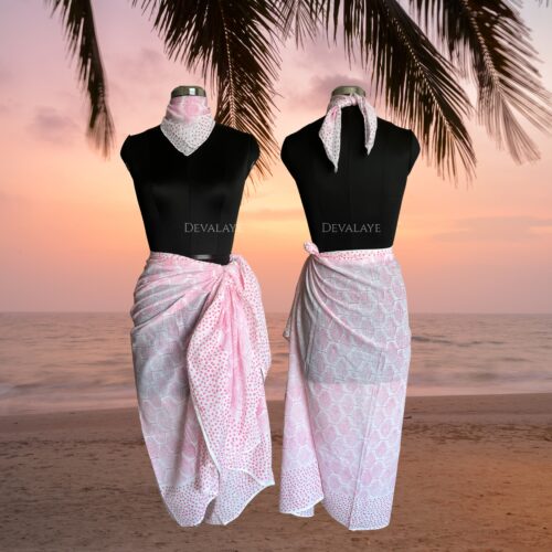 Pink Poppy Beach Pareo