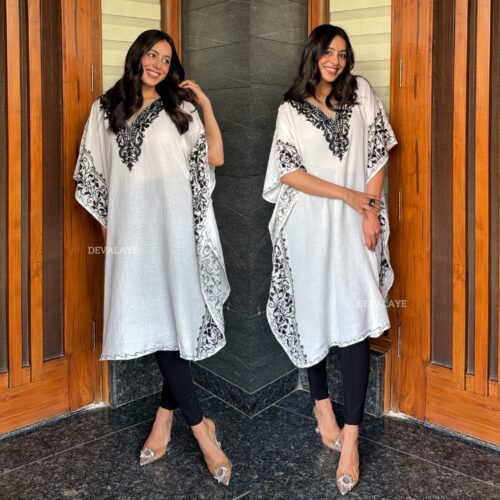 Zoya Kaftaan White