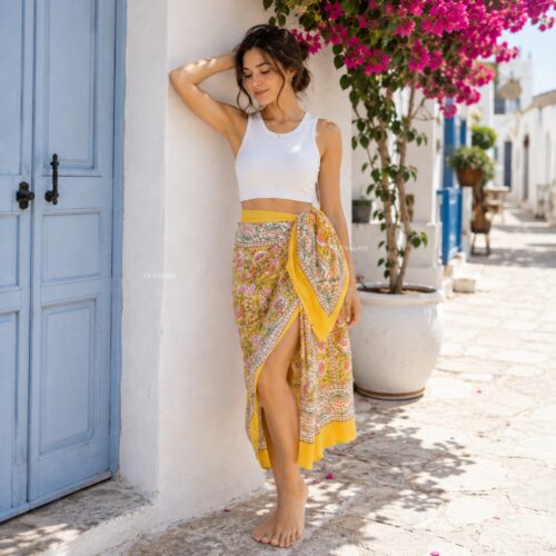 Vera Beach Pareo Yellow