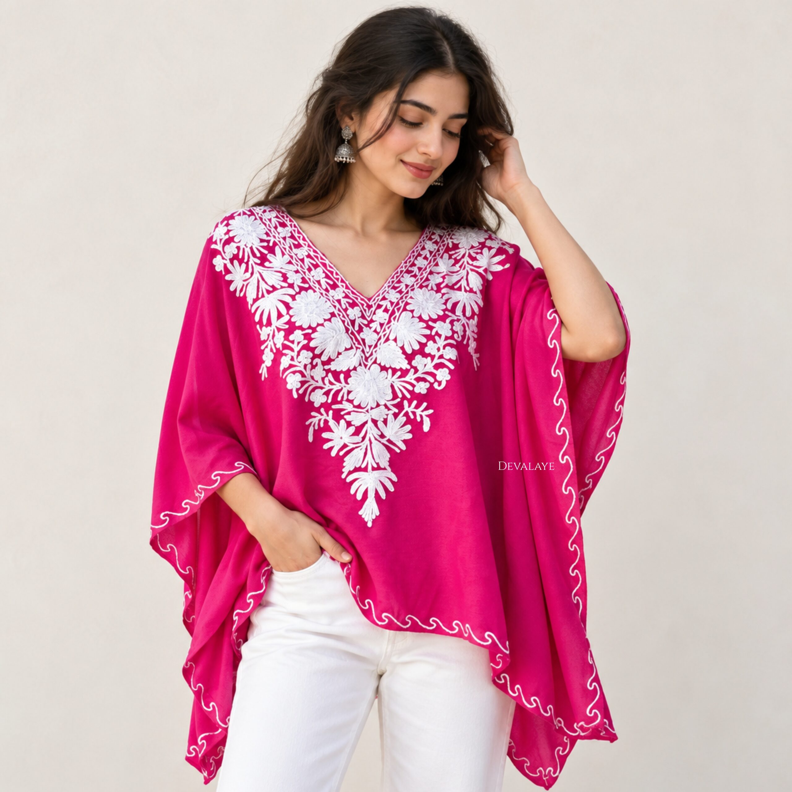 Rang Kaftaan Rani Pink - Image 3